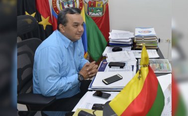 El alcalde de Villa del Rosario, Pepe Ruiz Paredes, fue suspendido dos meses de su cargo en primera instancia por la Procuraduría Provincial de Cúcuta.
Archivo