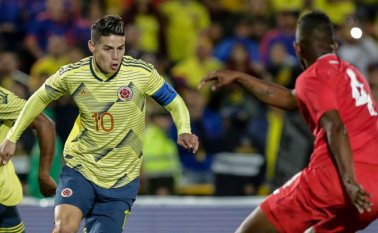 Si bien James Rodríguez atraviesa por molestias musculares que lo han marginado de los últimos duelos del club –en Liga y Champions League–, estará presente en esta doble jornada de amistosos. Archivo