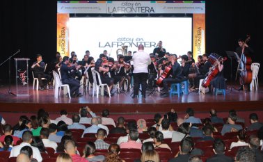 El viernes fue el lanzamiento oficial de la plataforma digital estoyenlafrontera.com. El evento estuvo amenizado por la banda sinfónica Batuta de Villa del Rosario y se llevó a cabo en el teatro Zulima de Cúcuta. César Obando