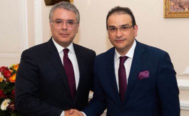 El encuentro entre el presidente Iván Duque y el electo gobernador de Norte de Santander, Silvano Serrano, se produjo el jueves en la tarde, en la Casa de Nariño. Presidencia