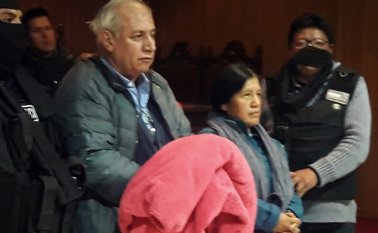 María Eugenia Choque. AFP