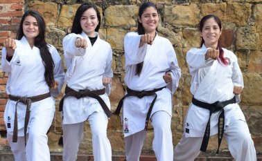 Laura Aguirre, Anyely Sepúlveda, Diana Ramirez, Astrid Quijano serán las representantes en femenino por Norte de Santander. Cortesía