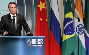 Brasil "comercia con el mundo entero", esas fueron las palabras de Jair Bolsonaro, quien no se involucra en la guerra comercial entre China y Estados Unidos. AFP