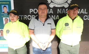 Jhon Carlos Patiño Morales, conocido como ‘Japonés’, de 36 años. Policía