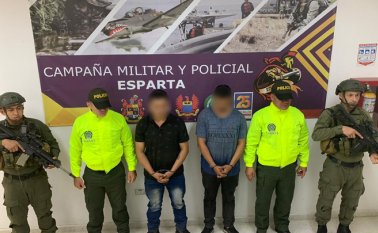 Según las autoridades, esta organización recibía al menos 1.200 millones de pesos mensuales por el negocio del narcotráfico. Policía Nacional