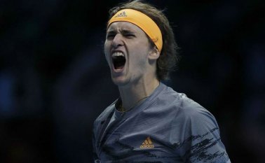 En el primer set, Zverev logró el 'break' de entrada y mantuvo la ventaja con su servicio para llevarse el parcial en sólo 33 minutos de juego. @_polideportivo_