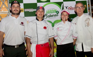 Andrés Medina, John Torres, Xiomara Morales y Carlos Arturo Marulanda. Alfredo Estévez