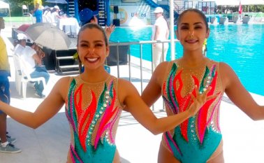 Paola Armas y Kimberlin Riveros obtuvieron la quinta medalla de bronce para la delegación de Norte de Santander.  Cortesía