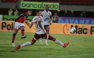 Los dirigidos por Guillermo Sanguinetti sumaron su primer punto en el cuadrangular final al igual con el Deportes Tolima a cero goles en el General Santander.  Obando