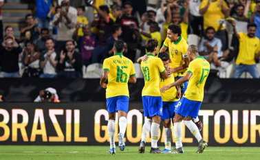 Fue el gol número 100 de Brasil bajo el comando de Tite en 48 partidos disputados. AFP