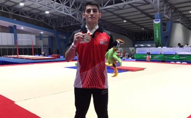 Eric Vargas, medallista de bronce. Indenorte