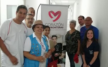 Marvin Jaimes, María Eudoxia Becerra, Álvaro Márquez, Ducel Aile Márquez, María Parra, Carlos Rodríguez, José Ramírez y Mónica Bohórquez. Alfredo Estévez/La Opinión