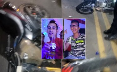 Cristian Alberto Díaz Gélvez, de 23 años, y Diego Andrey Carvajal Cáceres, de 22 años. Cortesía
