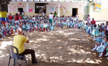 Richard Mora, narrador oral y promotor del encuentro internacional, concebido para llegar a la población infantil de Cúcuta. Cortesía