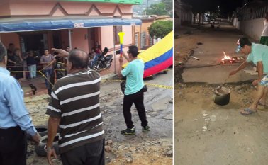 “Si la destrozaron por lo menos arréglenla tengan la bondad y sean serios”, arengan.  Cortesía
