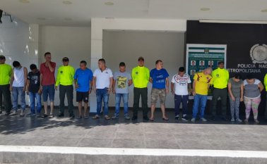 El procedimiento fue adelantado por unidades adscritas a la Seccional de Investigación Criminal (Sijín). Policía