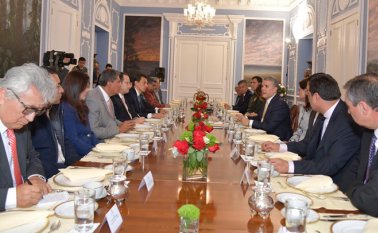 El presidente Duque tuvo el jueves reuniones con transportadores que no apoyan el paro nacional y con los líderes de organiaciones ambientalistas.
Colprensa