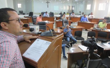 Yonny Pascual Contreras le dijo al Concejo que a partir de la próxima semana se reanudarán los trabajos.
Cortesía