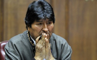 Evo Morales.  AFP