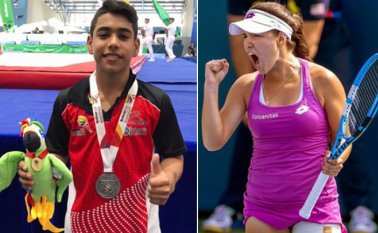 Ángel Barajas y María Camila Osorio. Archivo