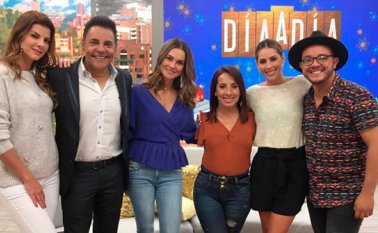 Carolina Crtuz, Moisés Angulo, Catalina Gómez, Carolina Gutiérrez (coach), Carolina Soto y Alejo Navarro. Cortesía