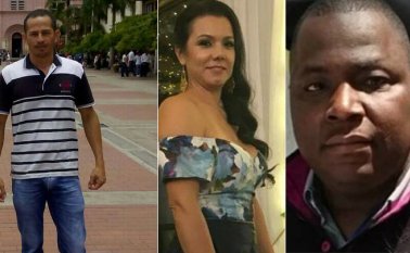 Freddy Arlendy Rangel, Diana María Toro y Tulio Mosquera Asprilla. Tomada de Twitter
