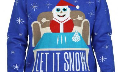 La estampa estaba acompañada de la frase "Let it snow", en español "Que nieve". En la jerga estadounidense, "nieve" es una de las formas como se le llama a la cocaína. @jkarlss09