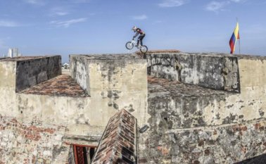 Fue un momento mágico el que se vivió en la Fortaleza cartagenera, un lugar emblemático del país que a pesar de que ha alojado diferentes tipos de eventos. Cortesía Redbull