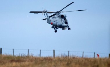 La localización de los cuerpos se hizo con ayuda de drones. AFP