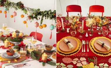 Un nutrido centro de mesa como estos puede romper con la decoración diaria a la hora de acercarse a cenar en este diciembre con toda la familia.
Cortesía