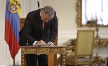Presidente Iván Duque.  Colprensa
