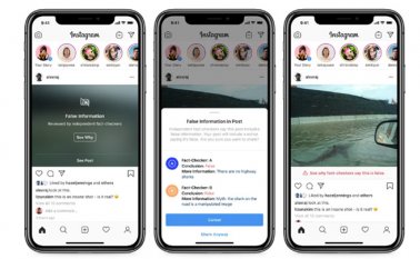 Alrededor de 60 medios, incluidas organizaciones de noticias y verificadores especializados, trabajan en todo el mundo en alianza con Facebook. Instagram Website's Screenshot