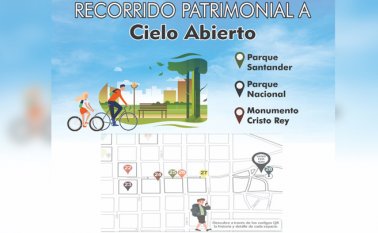 Los parques, Santander, Nacional y Colón serán recorridos hasta llegar al monumento de Cristo Rey. Cortesía