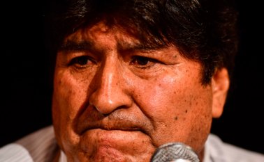 Morales ha calificado varias veces el proceso en su contra como un montaje. AFP