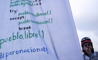“tenemos que ver qué puntos se pueden negociar y cuáles no, porque hay algunos puntos que pasan de órbitas Constitucionales o son temas de fondo frente al Estado colombiano”- Departamento Administrativo de Presidencia y coordinador de la Conversación Nacional. Archivo Colprensa