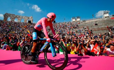 Tras nacer a unos metros de la frontera, fue en Colombia donde Richard Carapaz se formó como ciclista y logró sus primeros éxitos. AFP