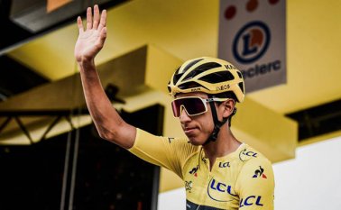 "La gente está muy contenta, desde hacía muchos años un colombiano venía luchando por el Tour de Francia. Lo ha ganado Egan y era una de las pocas carreras que le quedaban por ganar a Colombia como país"-Egan Bernal. Colprensa