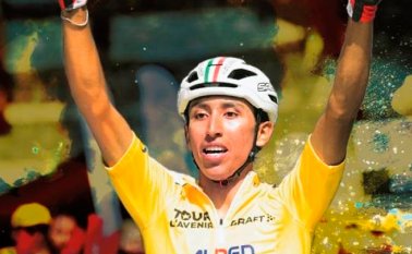 Egan Bernal, ganador del Tour de Francia 2019. Archivo
