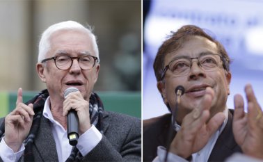 Senadores Jorge Enrique Robledo y Gustavo Petro. Archivo