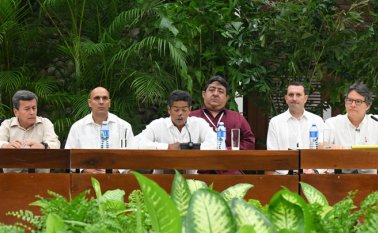 Los diálogos de paz que inició el gobierno del expresidente Juan Manuel Santos con el Eln se rompieron a comienzos de este año, luego del ataque cometido por esa guerrilla contra la Escuela de Cadetes General Santander, en Bogotá. Colprensa