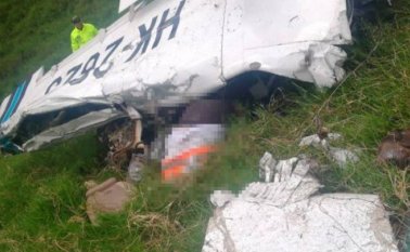 Las autoridades confirmaron los nombres de dos de los tres tripulantes, Fredy Gutiérrez, Alan de Jesús Granados y Daniel Trujillo. Colprensa