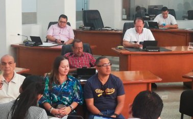 Cierre de las sesiones extraordinarias en el Concejo de Cúcuta. Orlando Carvajal