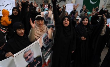 El ataque con dron que mató en Bagdad al hombre clave de la influencia iraní en el extranjero es una decisión de consecuencias imprevisibles.  AFP
