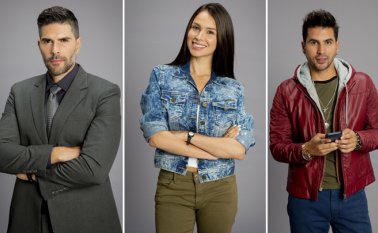 Juan Pablo Llano, Rosmery Marval y Brian Moreno. Cortesía