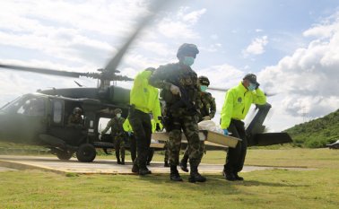 La muerte de Luis Antonio Quiceno Sanjuán, más conocido como 'Pácora', exjefe máximo del Epl, durante una operación, fue una de las acciones más destacadas de la Policía. Archivo