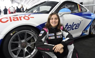 La piloto colombiana integra la escudería Telmex Claro y el Ministerio del Deporte. Colprensa