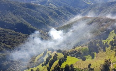 La Amazonia colombiana tiene 193 “puntos calientes”, es decir, pequeños incendios que afectan los ocho departamentos que la componen. Archivo