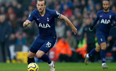 Kane, de 26 años, se perderá entre otros duelos los cruces de octavos de Champions contra el Leipzig. AFP