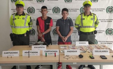 Los detenidos recibieron medida de aseguramiento en centro carcelario.
Policía