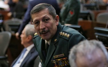 El general Nicacio de Jesús Martínez dijo que durante su tiempo como oficial no ha dado ninguna instrucción contraria a la ley. Colprensa